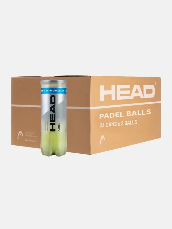Head HEAD PRO+ 3 Padel Balls - Box of 24 cans