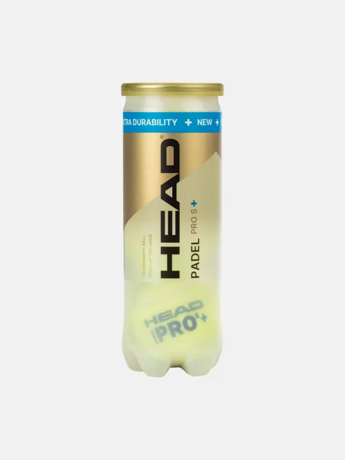 Head HEAD PRO S +3 Padel Balls Single Can