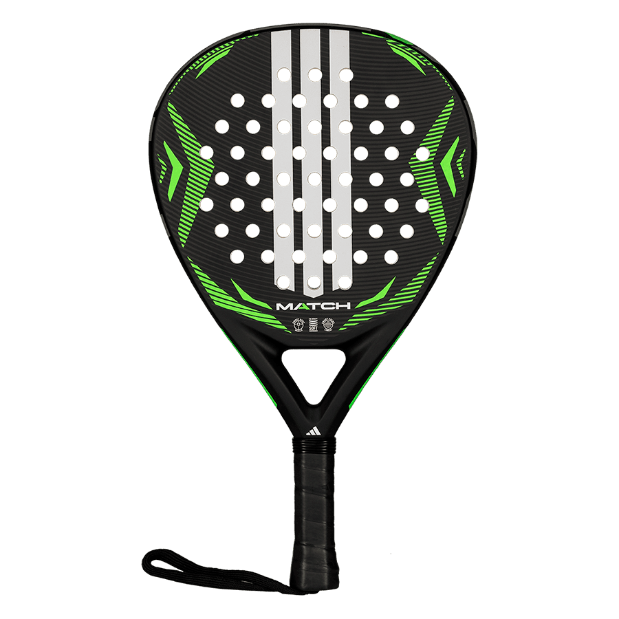 Padel racket adidas Match Black Lime 2026