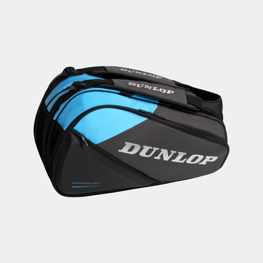 Dunlop FX-Performance Racketbag Cyan / Gun Metal