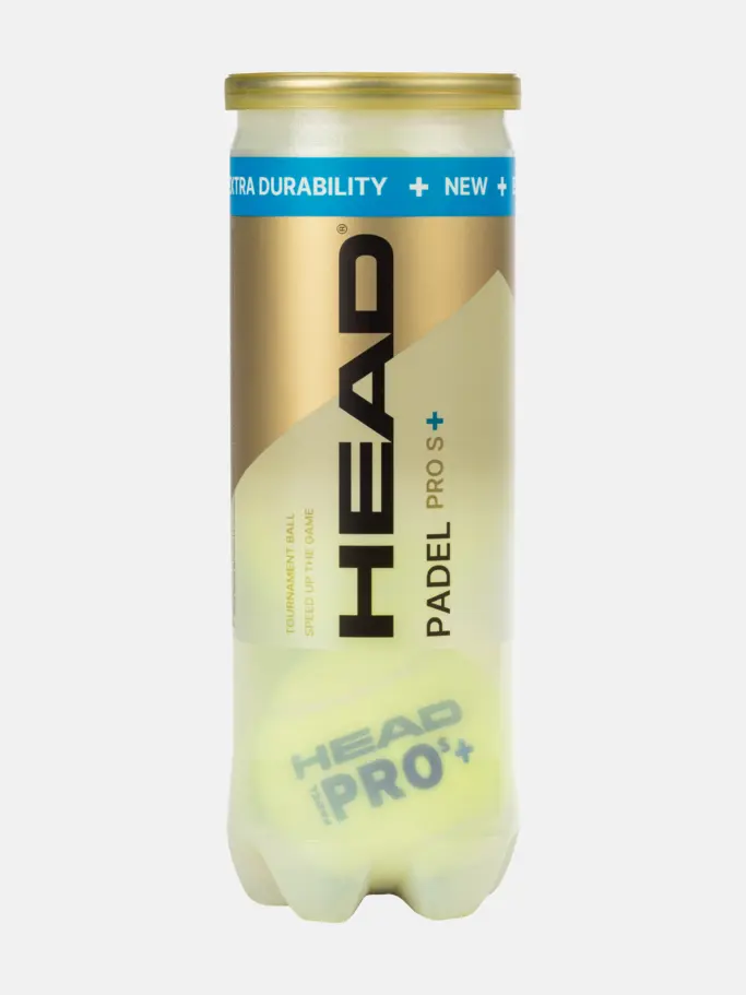 Head HEAD PRO S +3 Padel Balls Single Can