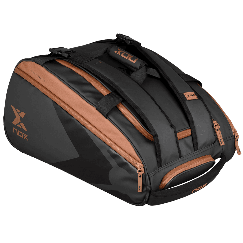 Nox LUXURY OPEN SERIES black/brown padel rack