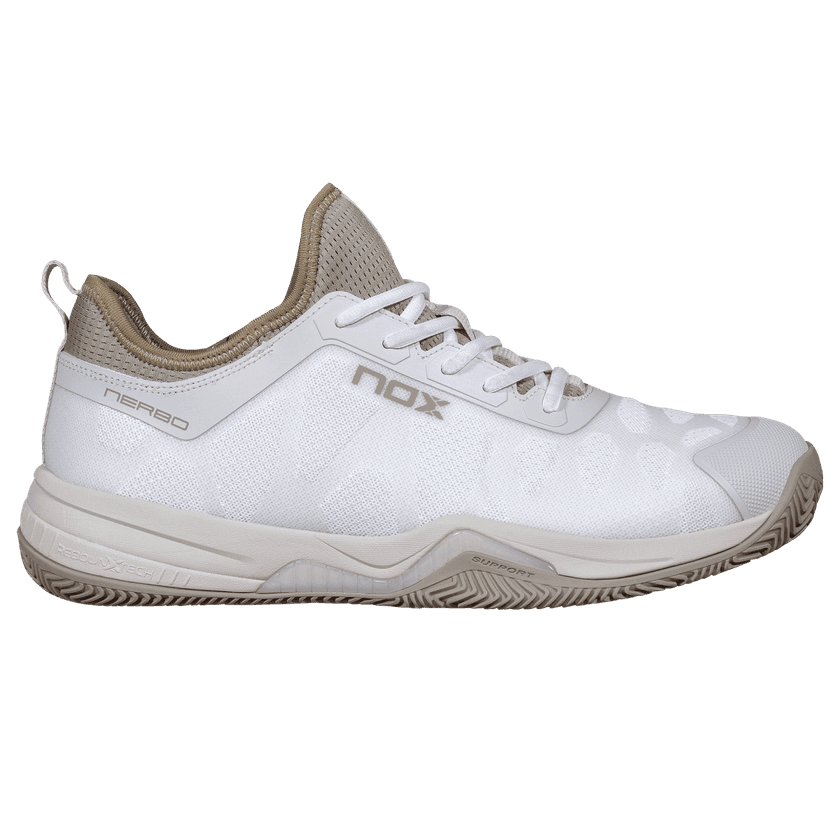 Nox NERBO White/Vetiver Green Padel Shoes