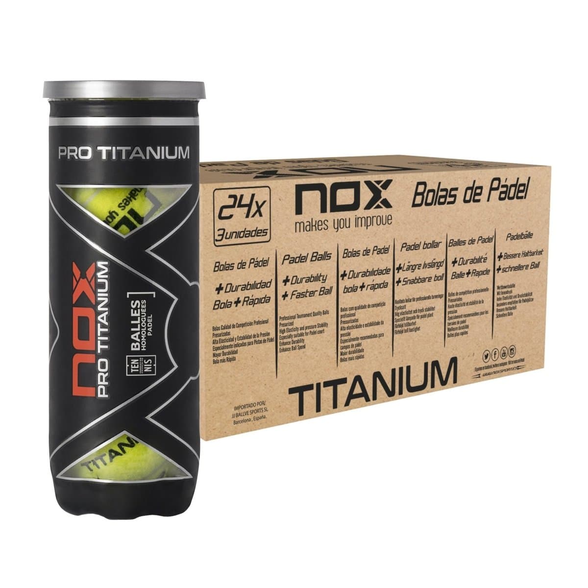 Nox Box of 24 containers of 3 PRO TITANIUM