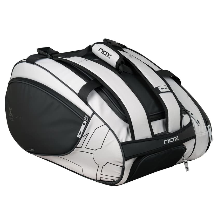 Nox Luxury Master Series Black/White Padel Rack Bag