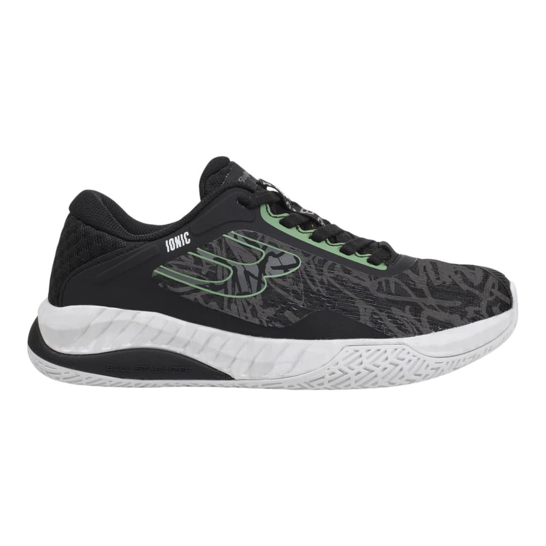 TRAINERS BULLPADEL IONIC W 25V BLACK AND GREEN