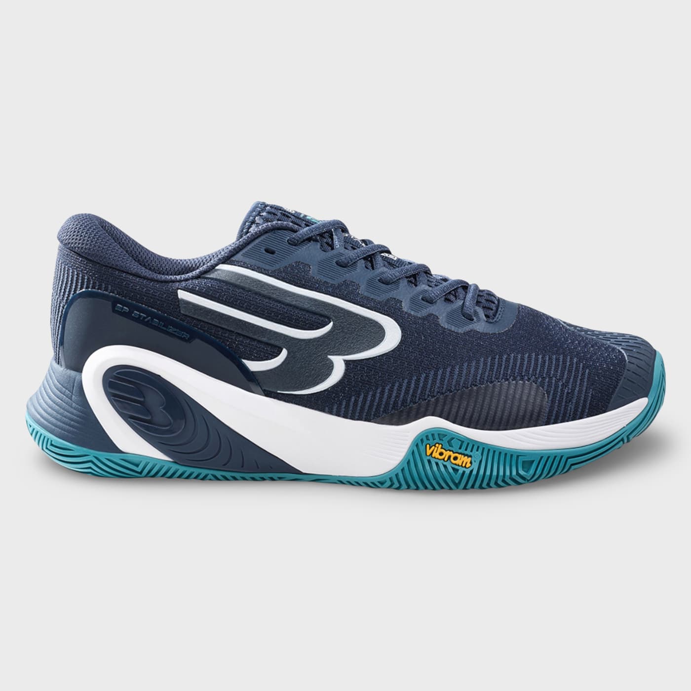 Bullpadel ZAPATILLA BULLPADEL HACK VIBRAM 26V AZUL MARINO